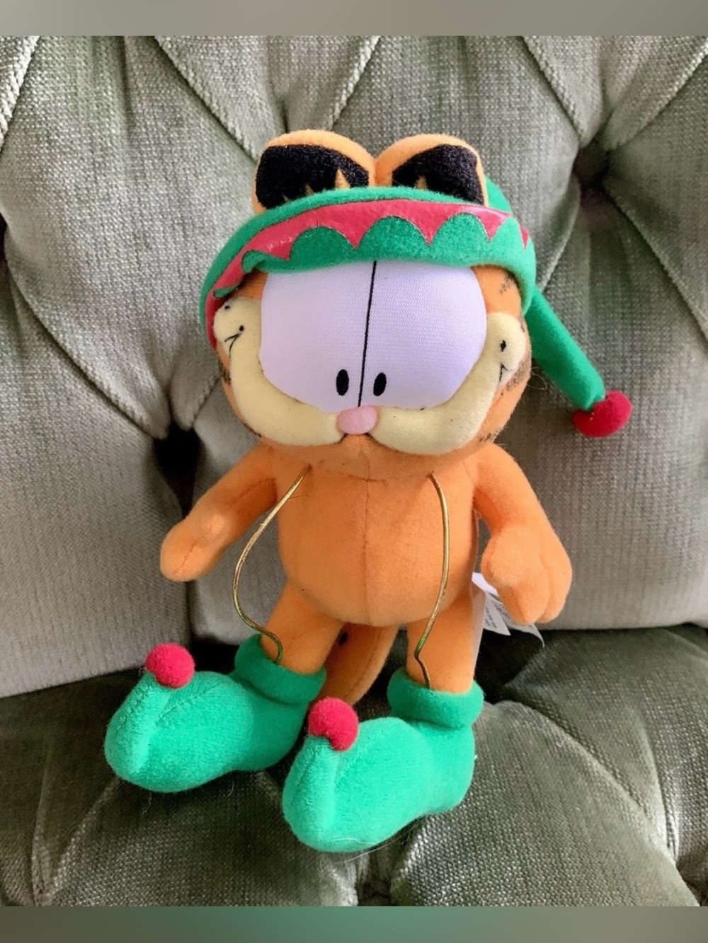 Vintage Special Edition Russell Stover Garfield The Cat Elf Plush W/Elastics